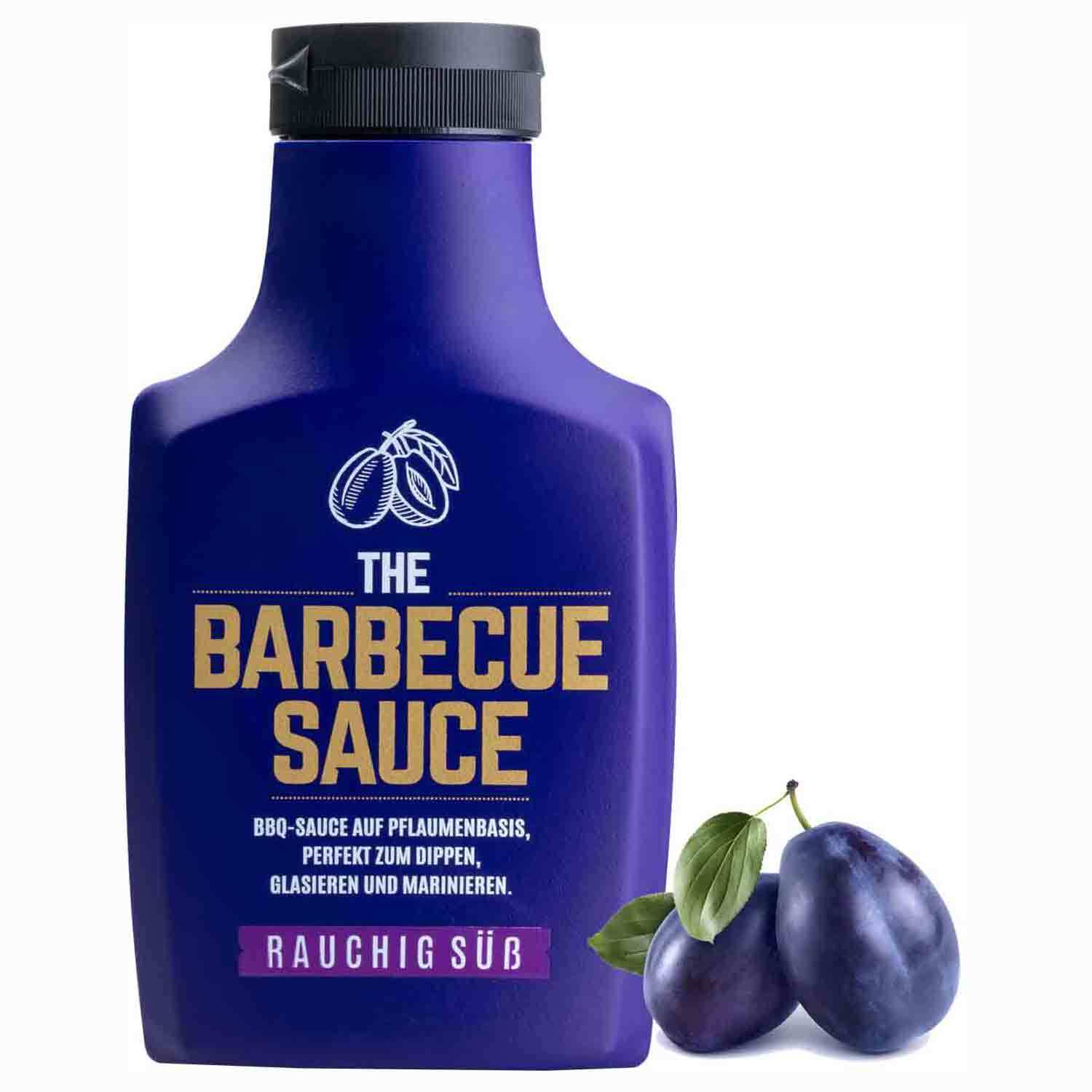 E-shop THE BARBECUE SAUCE "RAUCHIG SÜß" | BBQ Sauce auf Pflaumenbasis | Fruchtig rauchige Grillsauce | Nr 1. World Champion BBQ Soße | Perfekt als Dip,
