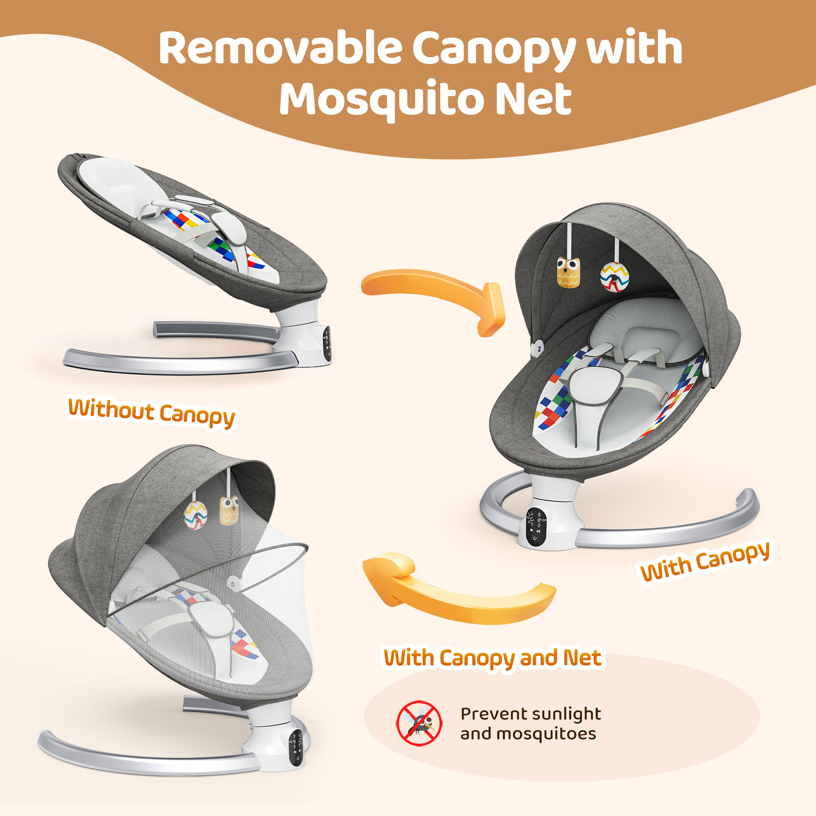 Smart Electric Baby Rocker