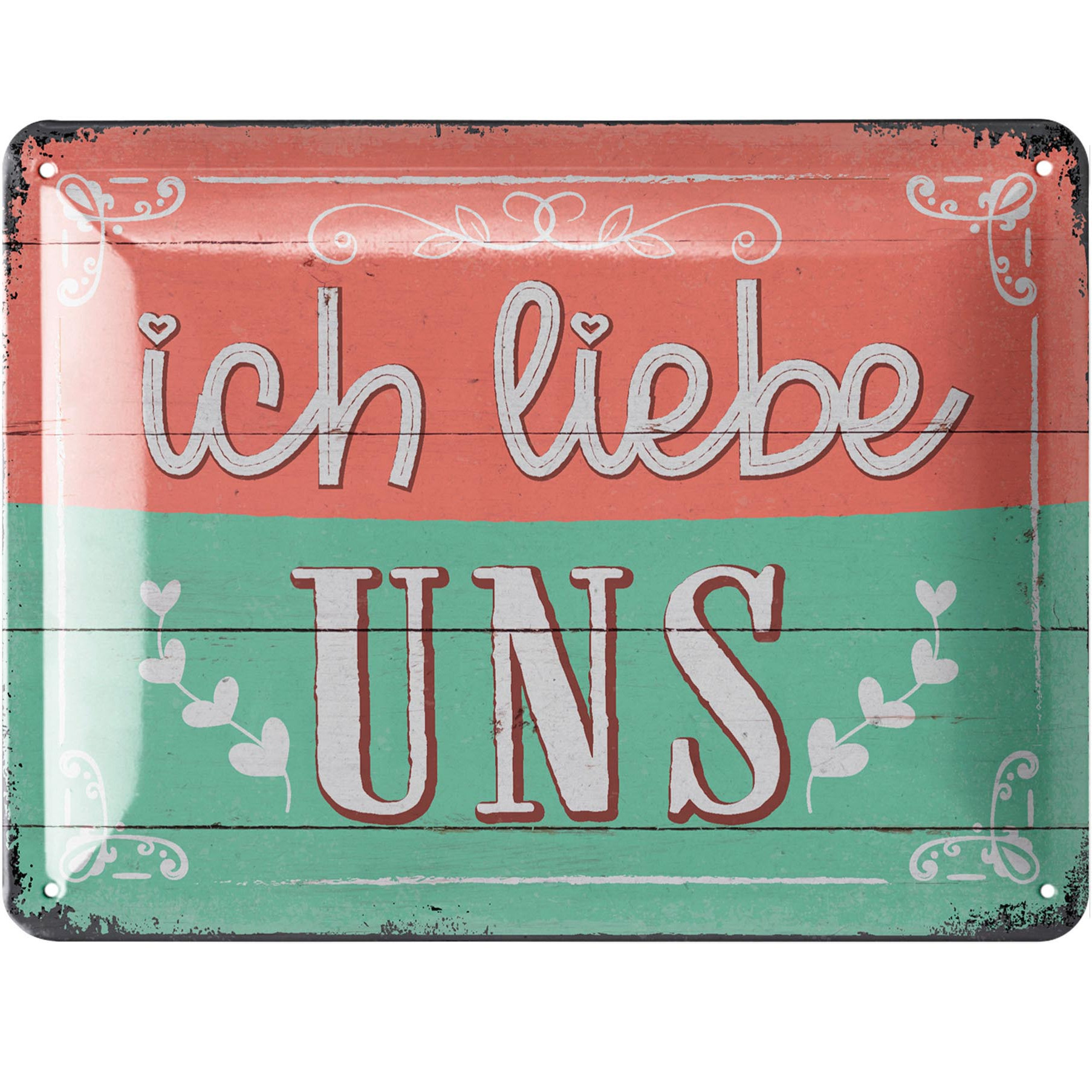 Image of Retro Metal Sign I , Quotes Sign Made Of Metal, Bff Stuff For , Shabby Chic Decor Sign With Quote Friendship, Vintage Metal Sign 15x20cm Classic Edition