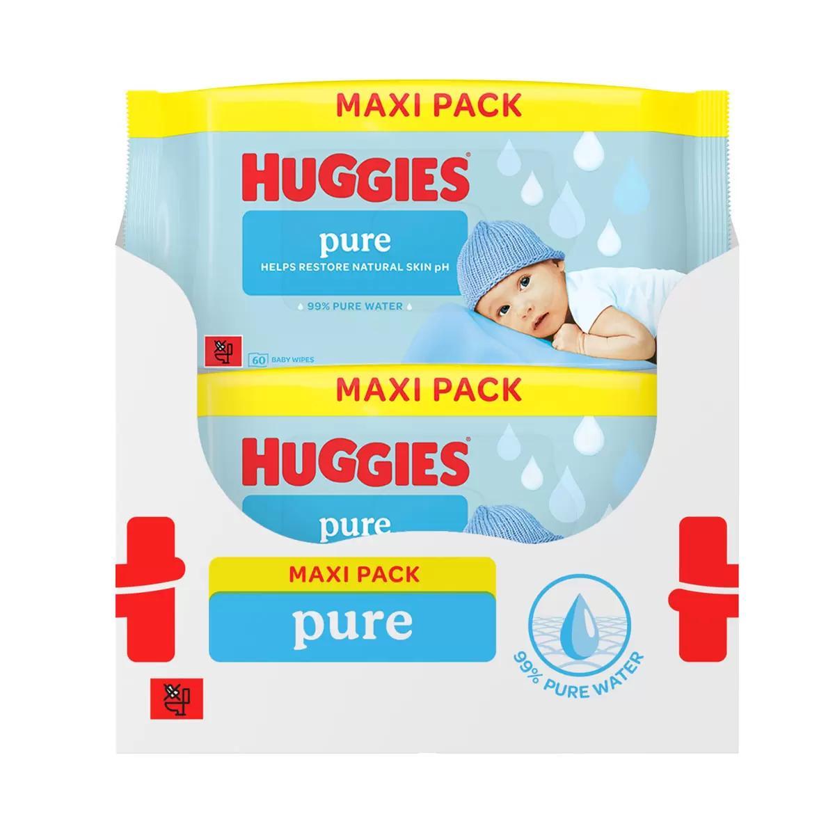 TEMU Plastic Free Baby Wipes Pack Of 6 X 60 Wipes