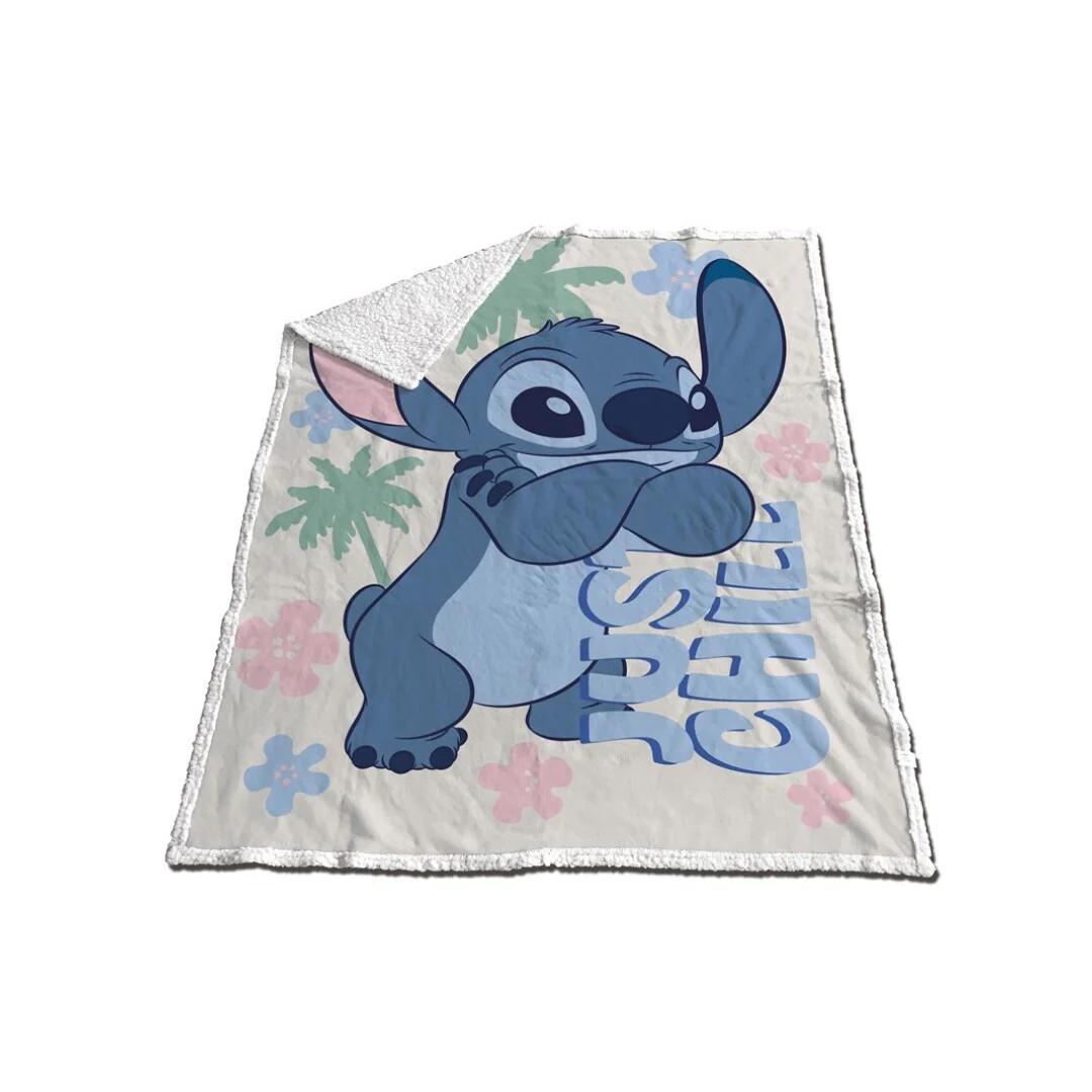 Sherpa Stitch Bed Throw Blanket 130x170cm