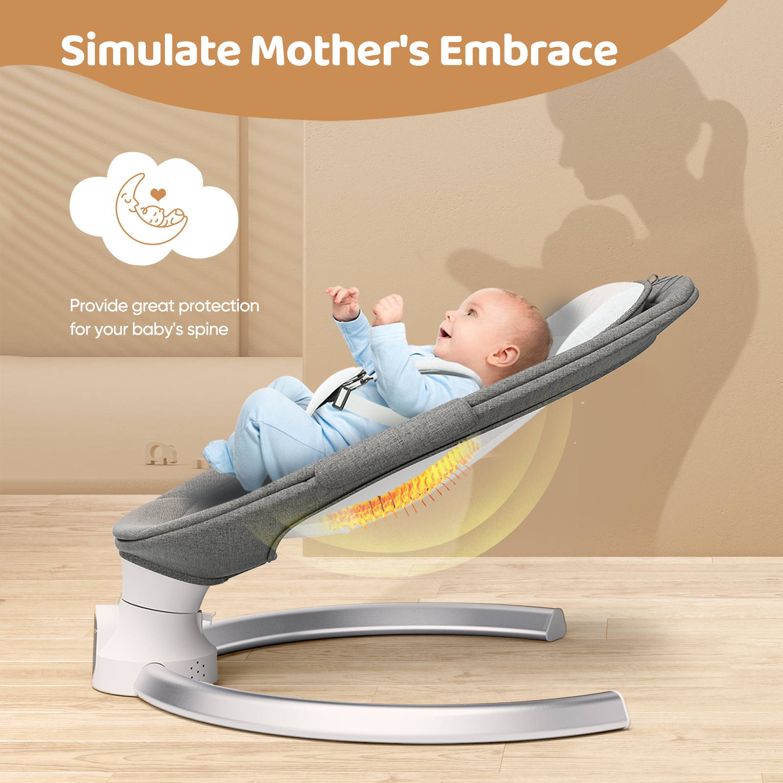 Smart Electric Baby Rocker