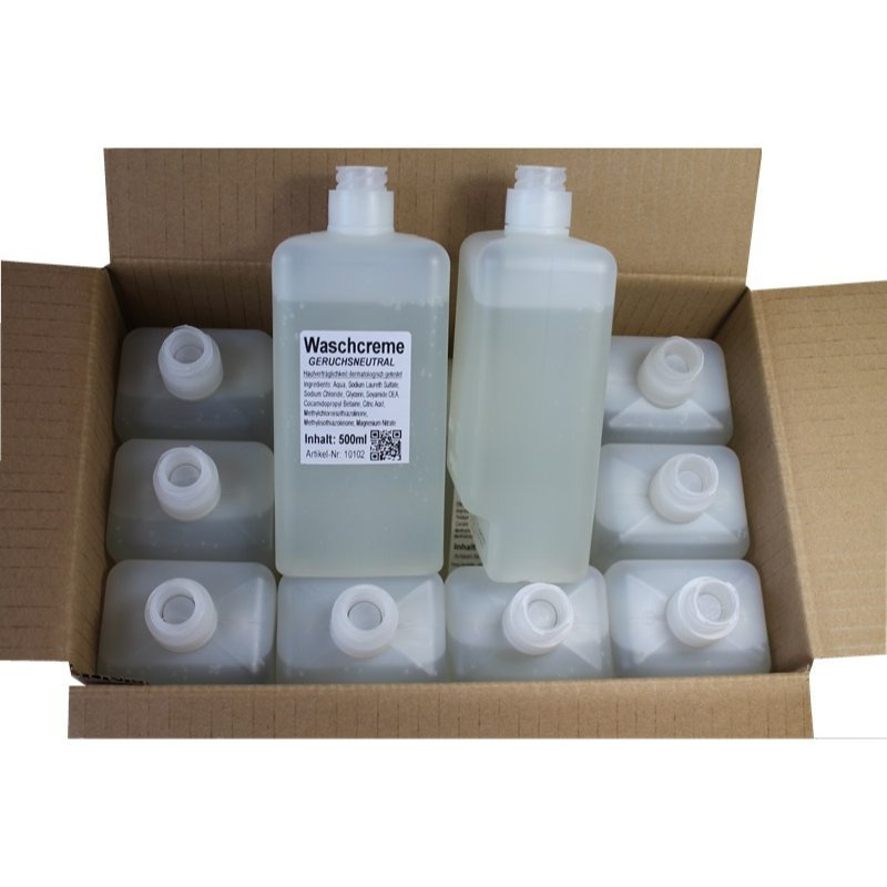 Neutral Soap Cream, Refill Soap For Cws Dispensing Systems, Replica For Classic Line 463, 464, 467, Odorless, 12 X 500 Ml