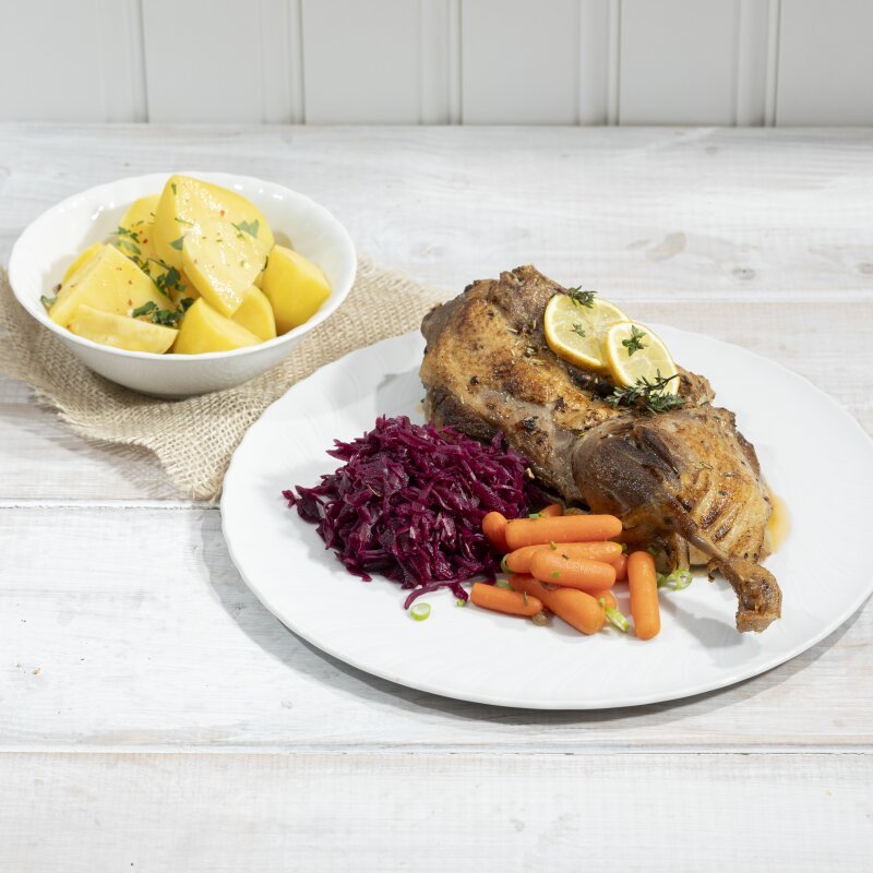 Landperle Half Duck Confit Pre-cooked Duck Meat In Vacuum, Approx. 1kg