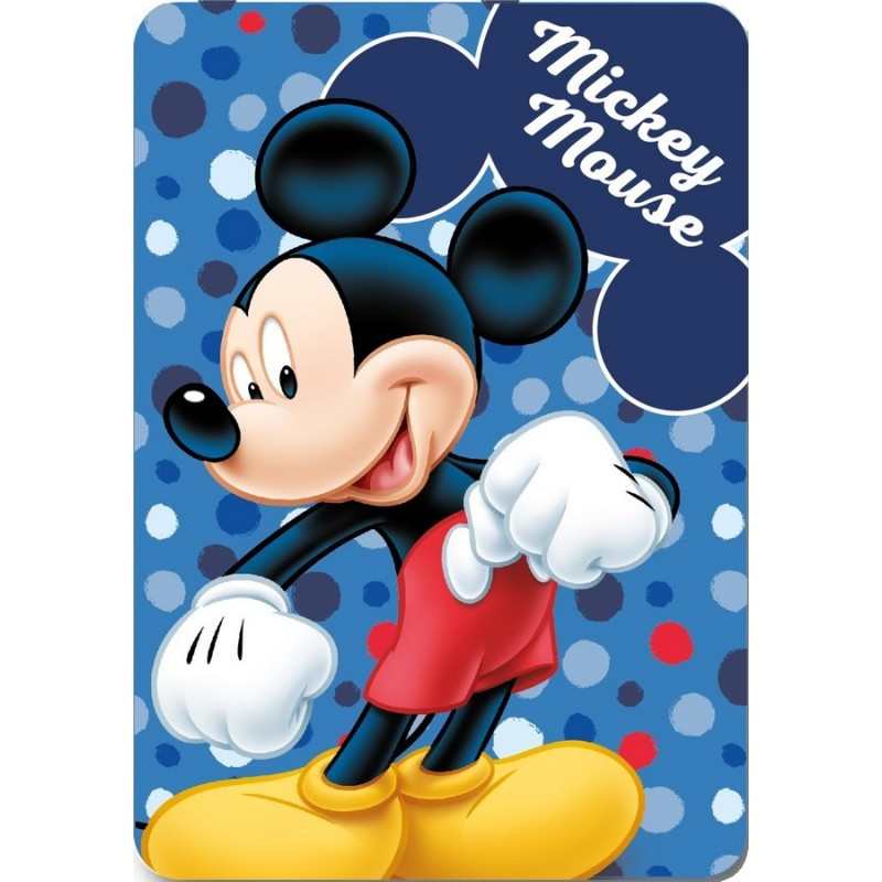 Image of Official Mouse Soft And Warm Fleece Blanket For Kids, 100x140cm, With Print - Gift Idea