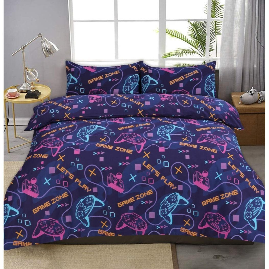 TEMU Best Quality Printed Duvet Set For Boys Girls, Game Bedding Set Soft And Cozy Duvet Set