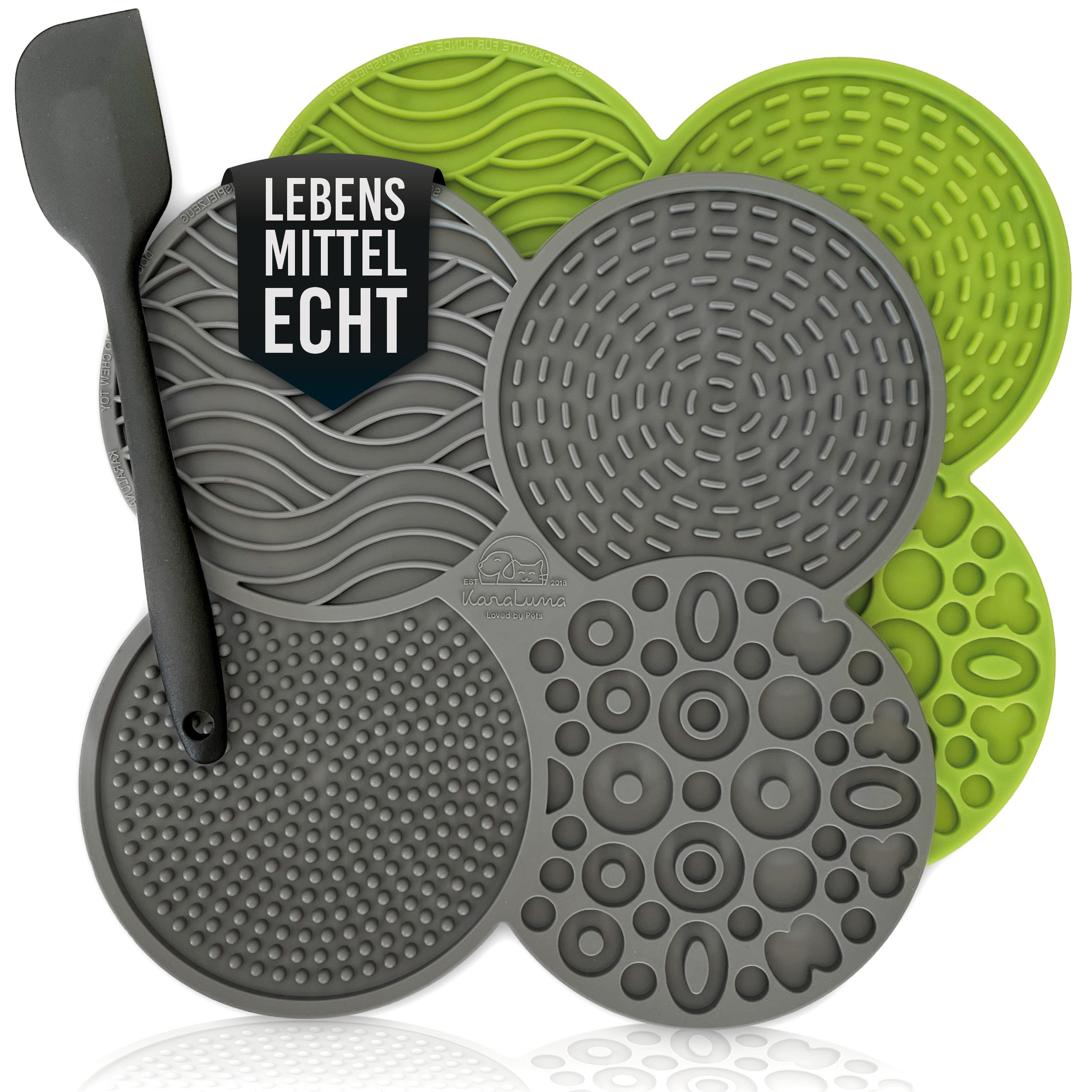 E-shop Hunde Schleckmatte Leckmatte für Hunde Saugnäpfe 23 cm Leckerlimatte Leck Matte Katze Lebensmittelecht Schleckmatte Hundeschleckmatte Hund Slow