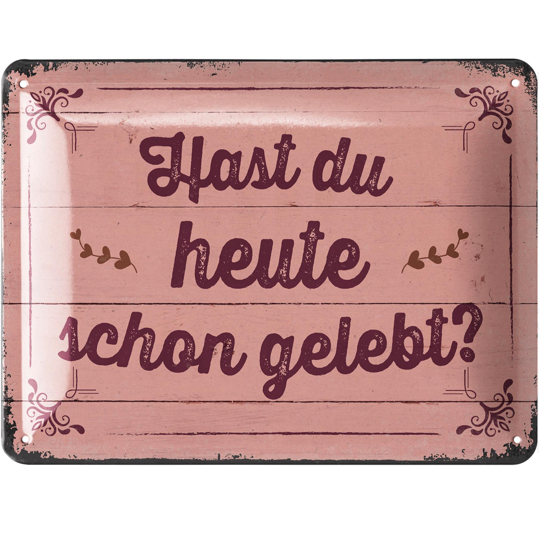 Image of Retro Tin Sign 'have You Today?', Vintage Metal Signs With Quotes, Shabby Chic Decor For Kitchen And Garden, Funny Metal Signs 15x20cm Classic Edition