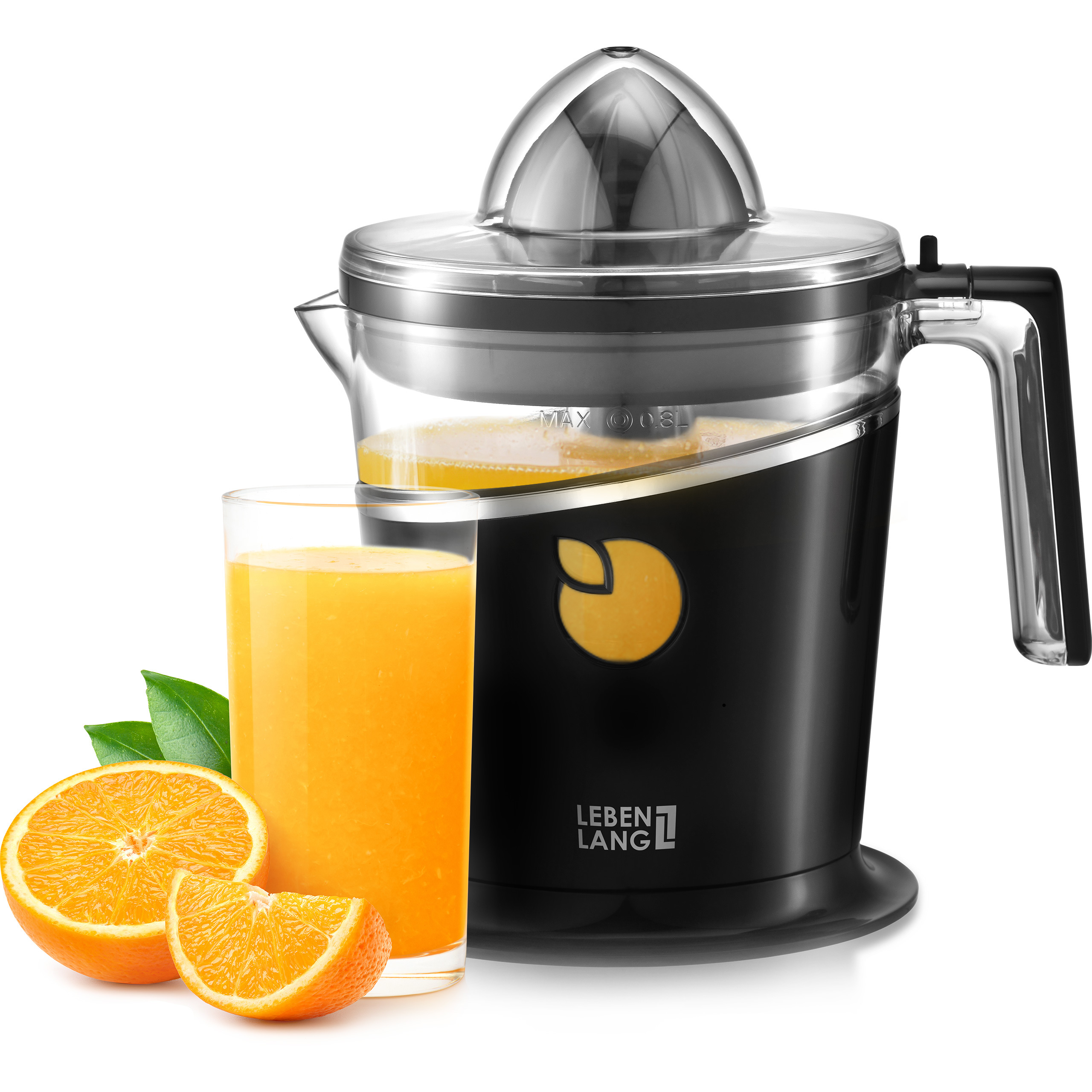 Image of Citrus Press | Electronic Juicer | 40 W | Bpa-free | For Lemons & Oranges | Powerful & Efficient