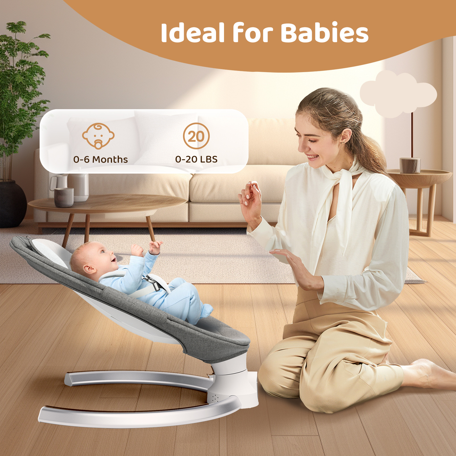 Smart Electric Baby Rocker
