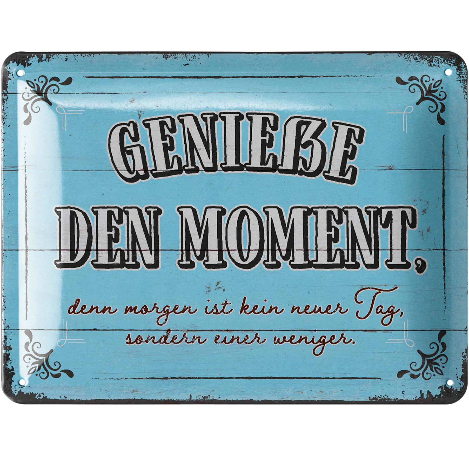 Image of Retro Tin Sign , Vintage Metal Signs With Sayings, Shabby Chic Kitchen And Garden Decor, Funny Metal Signs 15x20cm Classic Edition