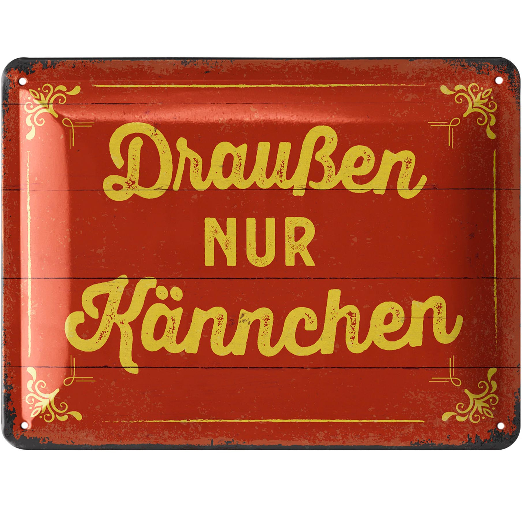 Image of Retro Tin Sign "outside Pot," Coffee Gift, Coffee Pictures For The Kitchen, Coffee Sign For Kitchen, Vintage Decorative Metal Sign, Coffee Gift Ideas, Tin Signs For Kitchen, 15x20cm Classic Edition
