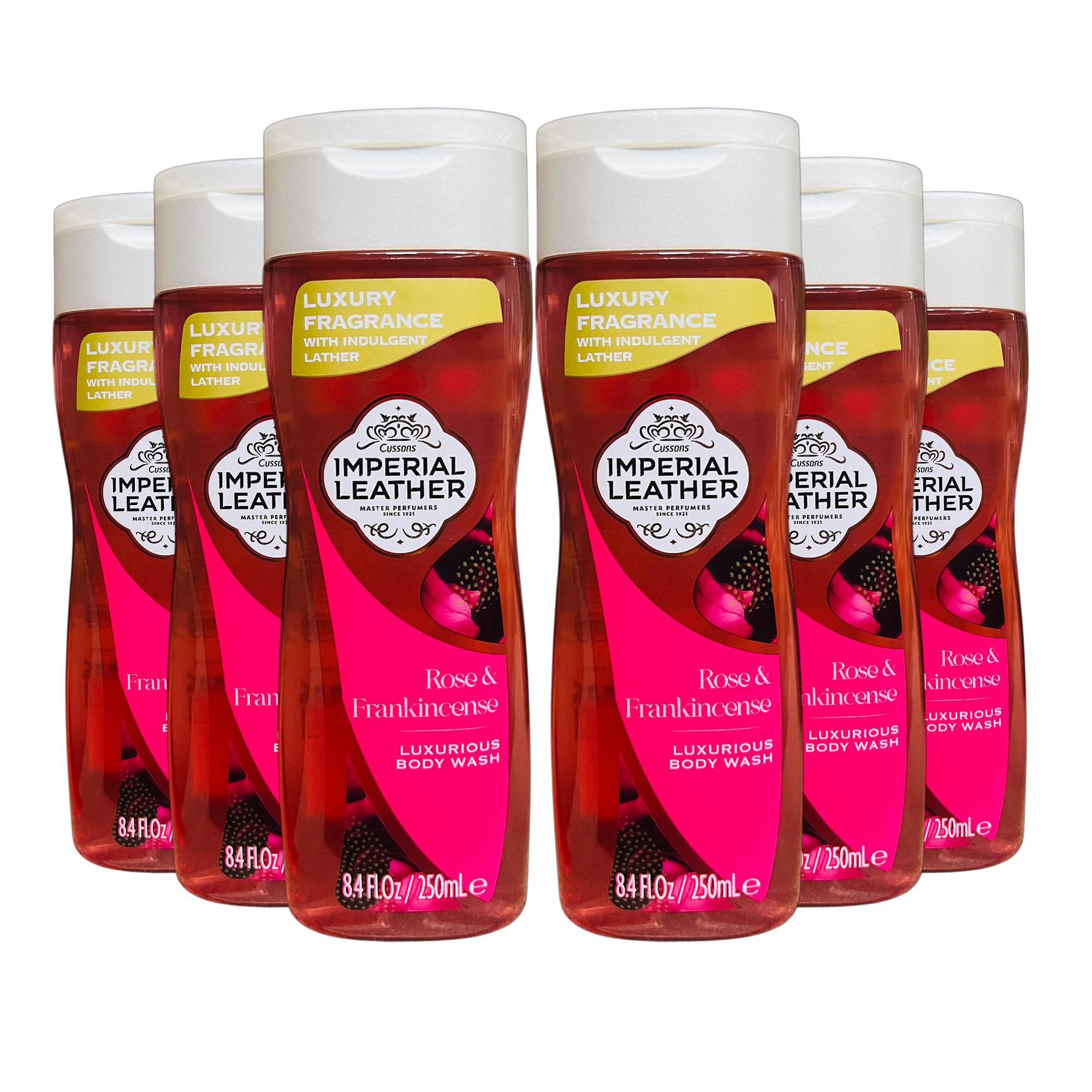 TEMU Imperial & Frankincense Shower Gel | Body Wash With | 6 X 250ml Bulk Pack