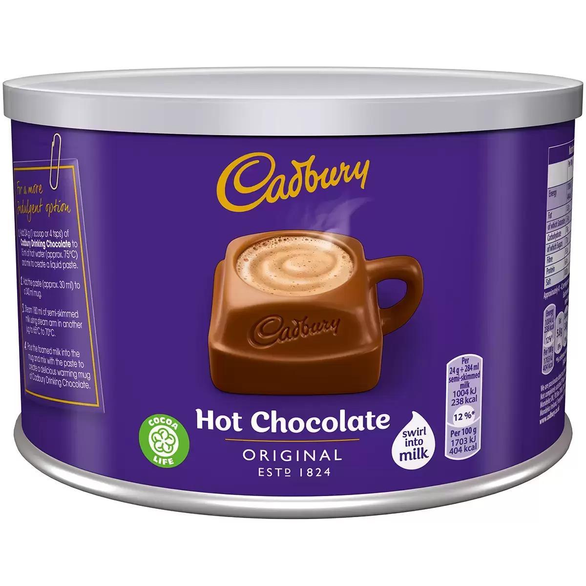 TEMU Cadbury Drinking Chocolate – 1kg Tub (rich & Creamy Hot Chocolate Powder)