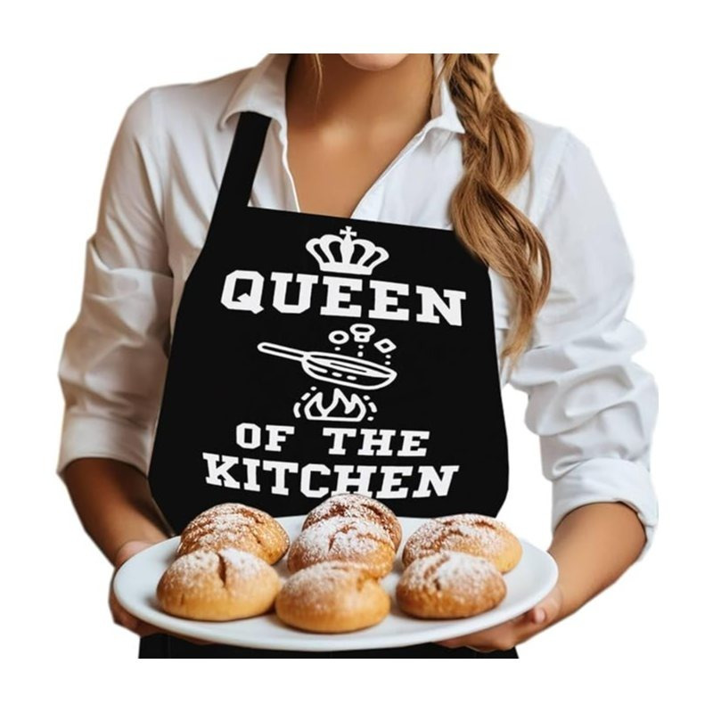 TEMU Aprons For Women Ladies Aprons Professional Bbq Aprons Kitchen Cooking Aprons Gift Aprons With 2 Front Pockets Home Work Restaurant Apron