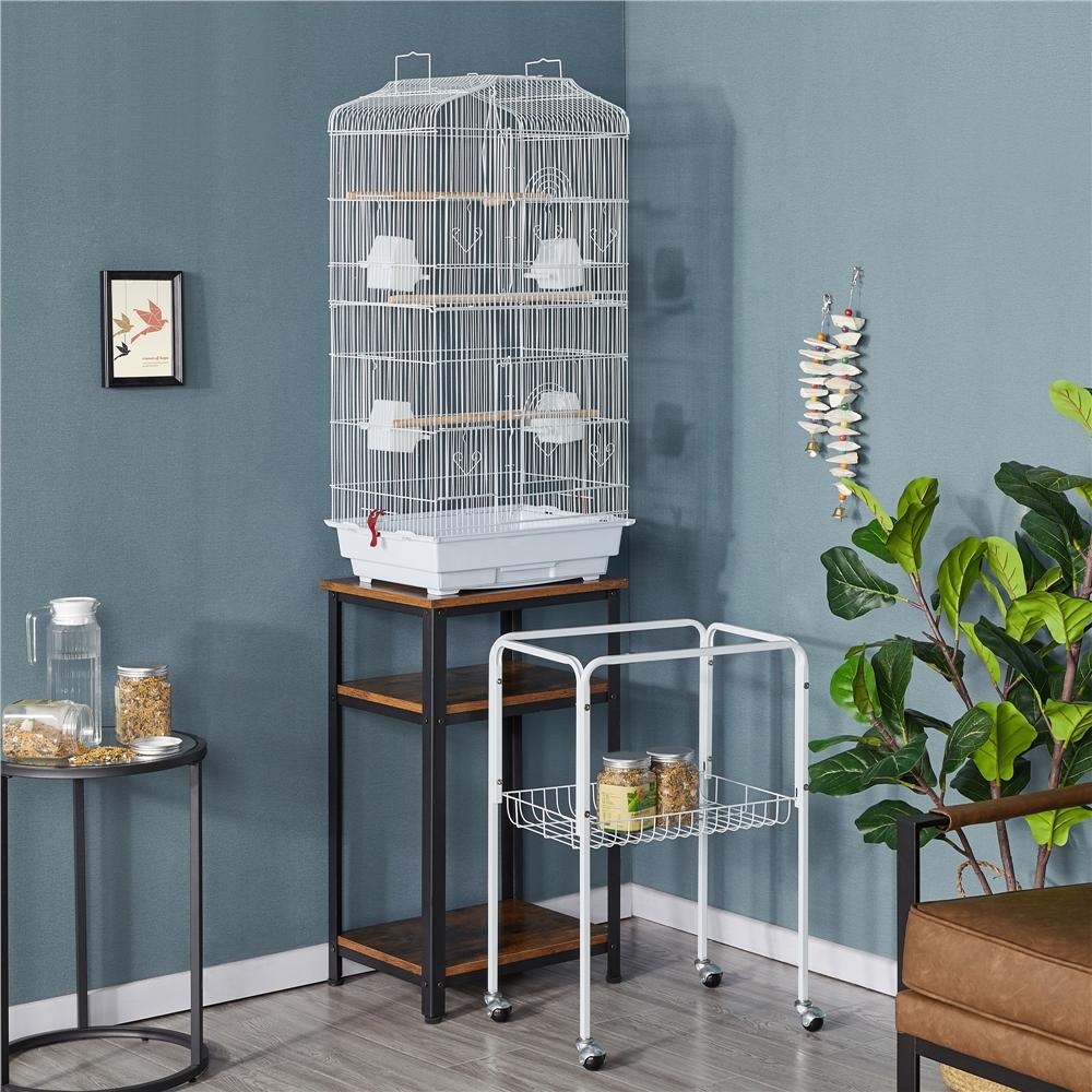 Birdcage Aviary Birdhouse 46 X 35 X 163 Cm Bird Aviary Birdhouse With Stand Cage Builder Budgie Canary With Outdoor Seating