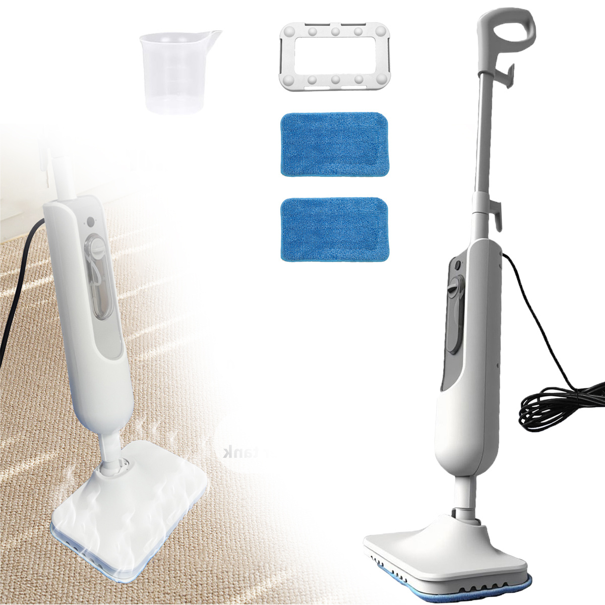 TEMU Steam Cleaner Mop Steam Cleaner Handheld Steam Broom Floor Steam Cleaner Handheld Steam Cleaner Up To 108°c For Deep Cleaning Floors Electric