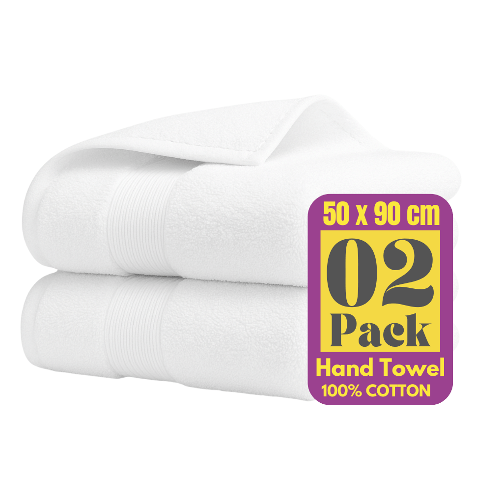 TEMU Hand Towels 100% Cotton Size (50x90cm) 500 Gsm Super Soft Absorbent & Quick Drying Hand Towels For Unisex Adult Spa Beauty