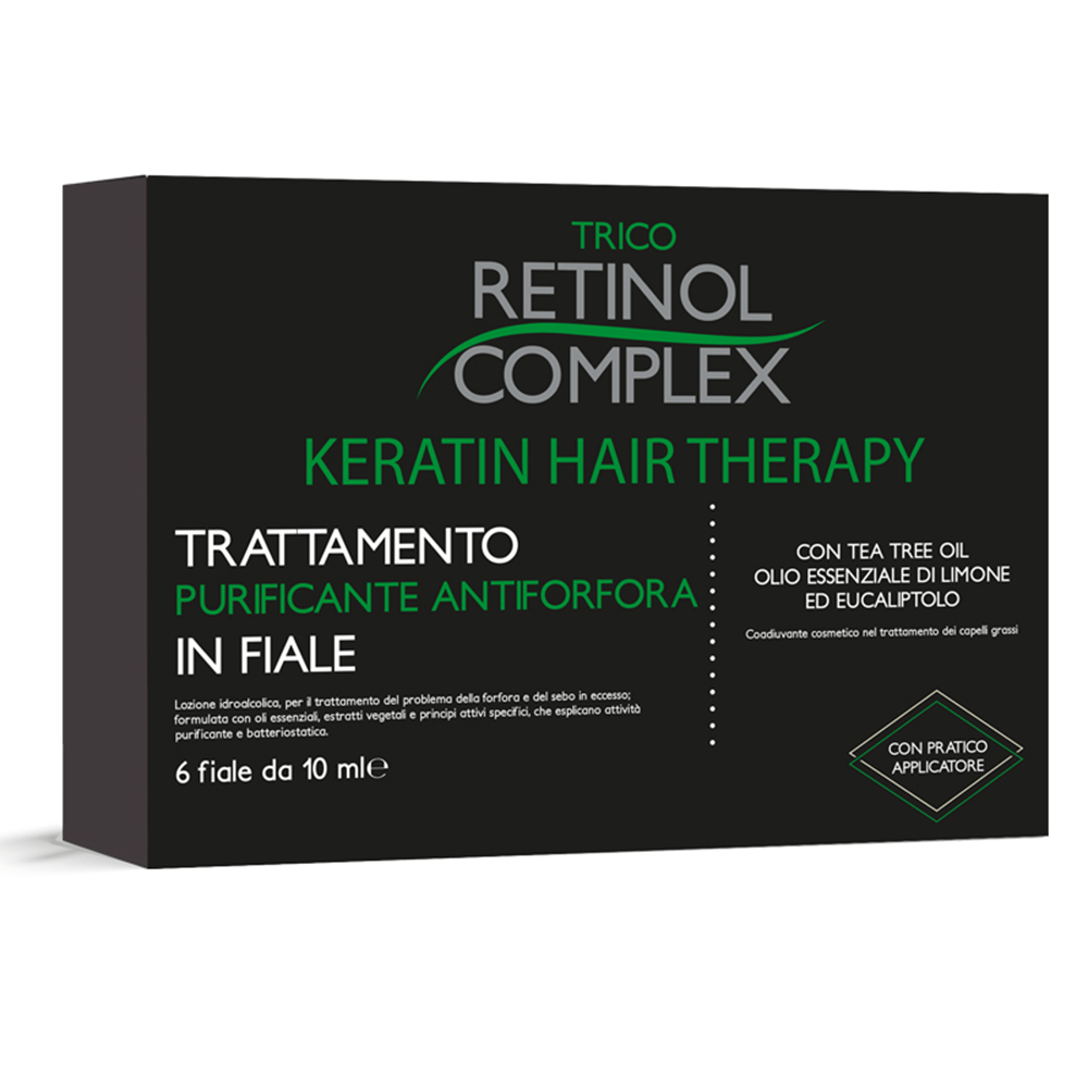 Image of Retinol Complex Hair Treatment In Ampoules With Aloe Vera And Argan Oil For Nourishment And Protection Of