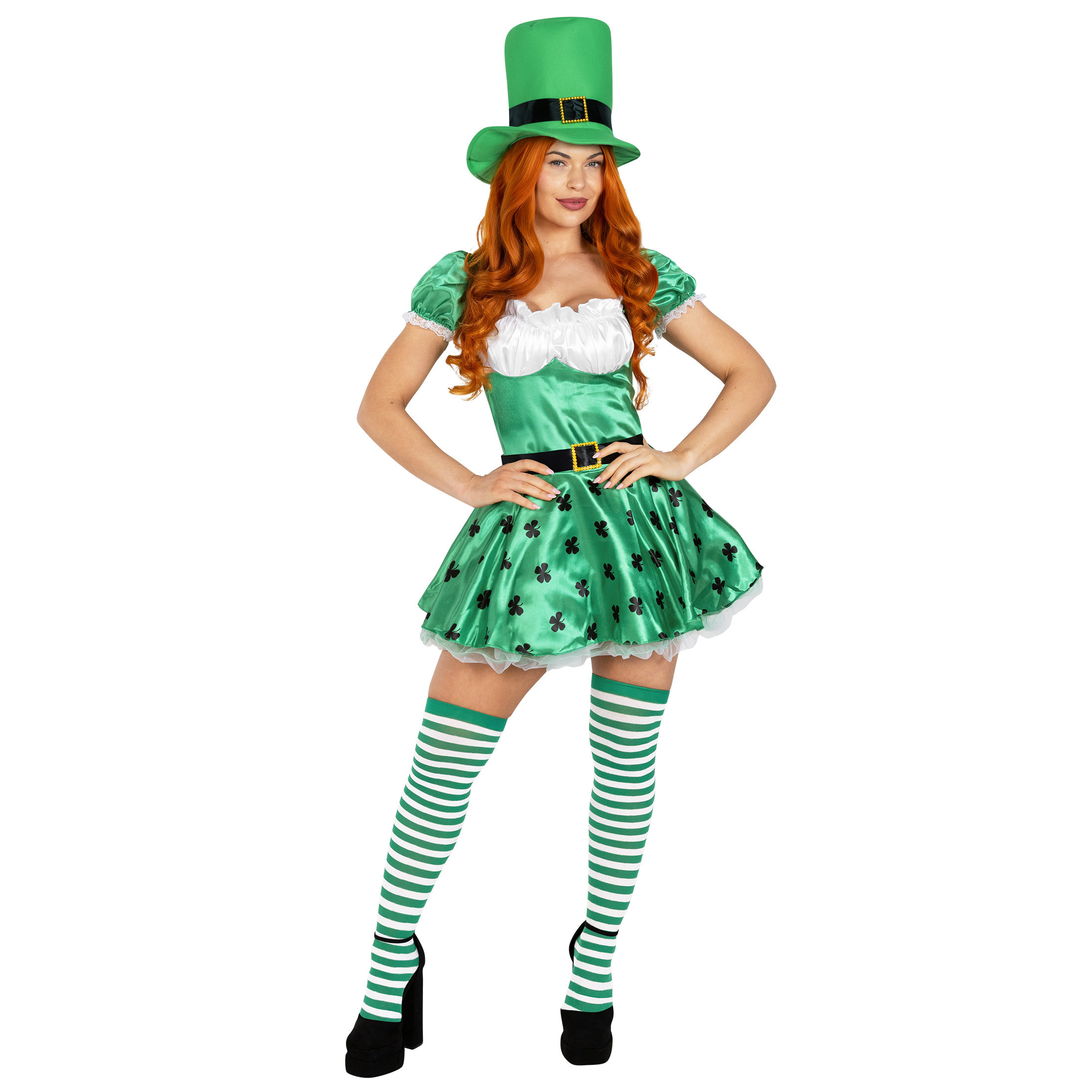 men s leprechaun fancy dress costume - fun irish outfit for   s day celebrations, parties, and festive events 4