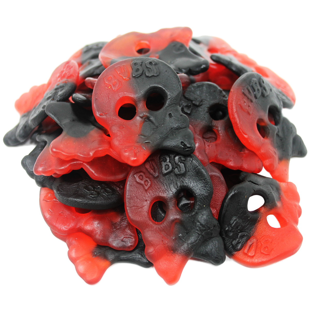 -shaped Fruit Gum With Raspberry Flavor And Licorice 1000g