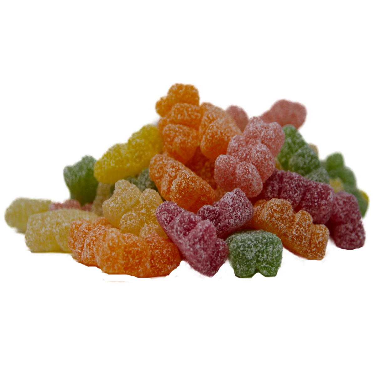Extra Sour Gummy Bears In Sour Sugar, 1000g