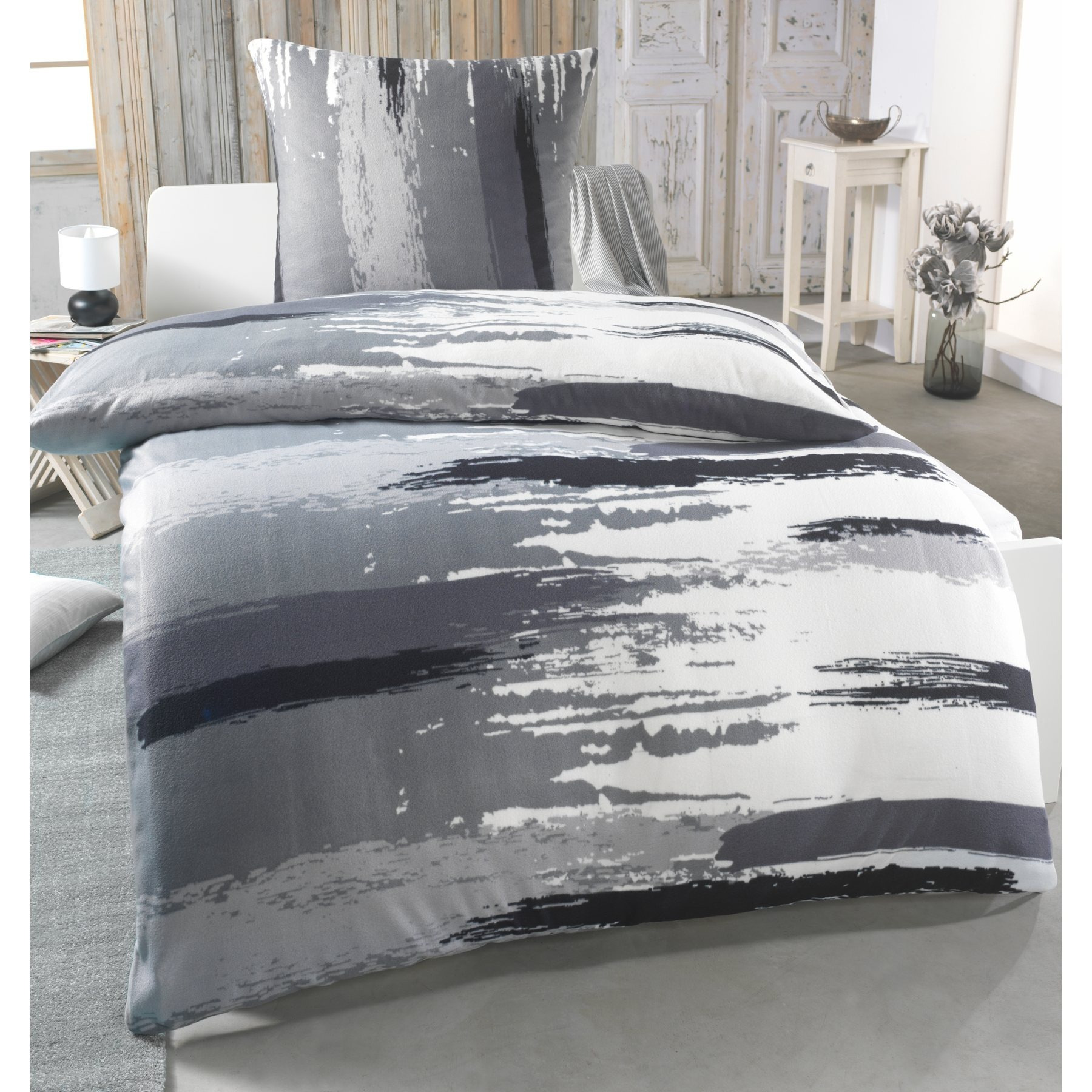 Fleece Bedding Set – Ultra , Thermal Winter Duvet Cover & Pillowcase With Zipper, 60°c Washable, Hypoallergenic – Set Sizes: 135×200 + 80×80 | 155×220 + 80×80 | 200×200 + 2× 80×80