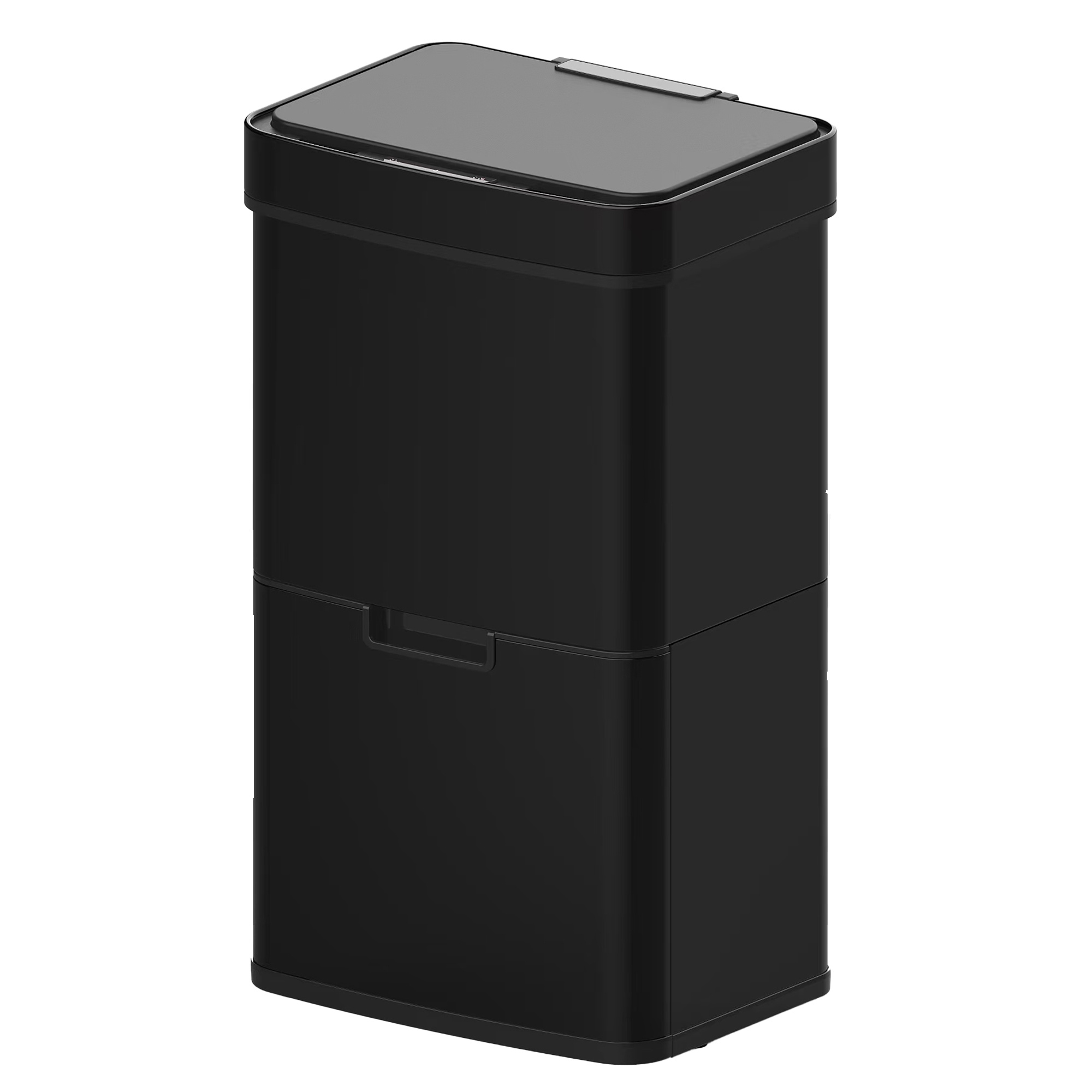 TEMU Narvik 75l Automatic Sorting Trash Bin – Large Capacity (47l Top + 25l Bottom) + 3l Table Bucket, Touchless Opening (infrared Sensor), Quiet