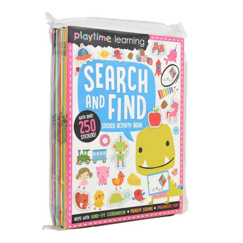 TEMU Playtime Learning Sticker Activity 10 Book Collection Set By Make Believe Ideas– Fun Educational Books For Toddlers, Preschool Learning &