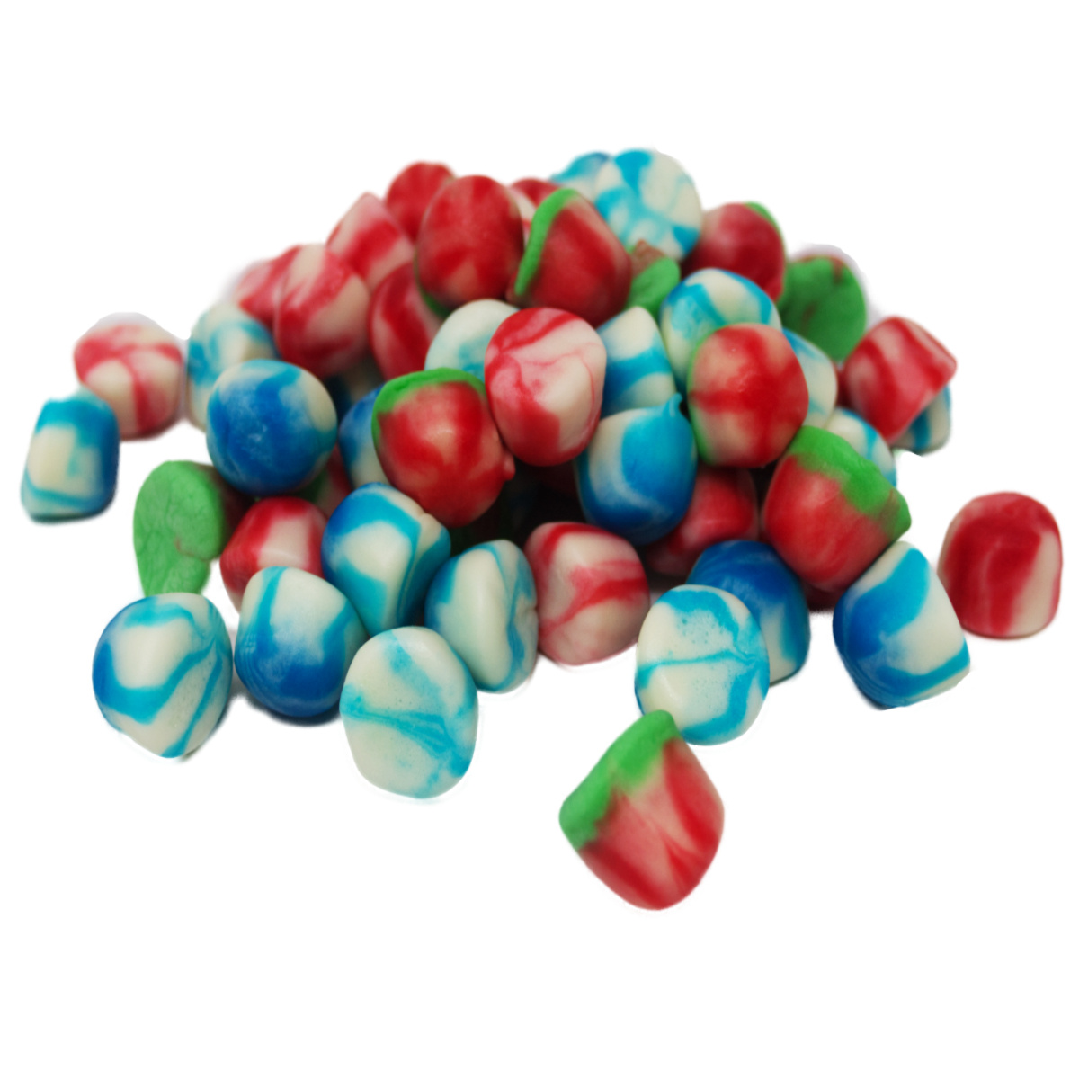 Fruit Gummy Jelly Tops Kiss Mix - Strawberry, Watermelon, Raspberry - 1000g