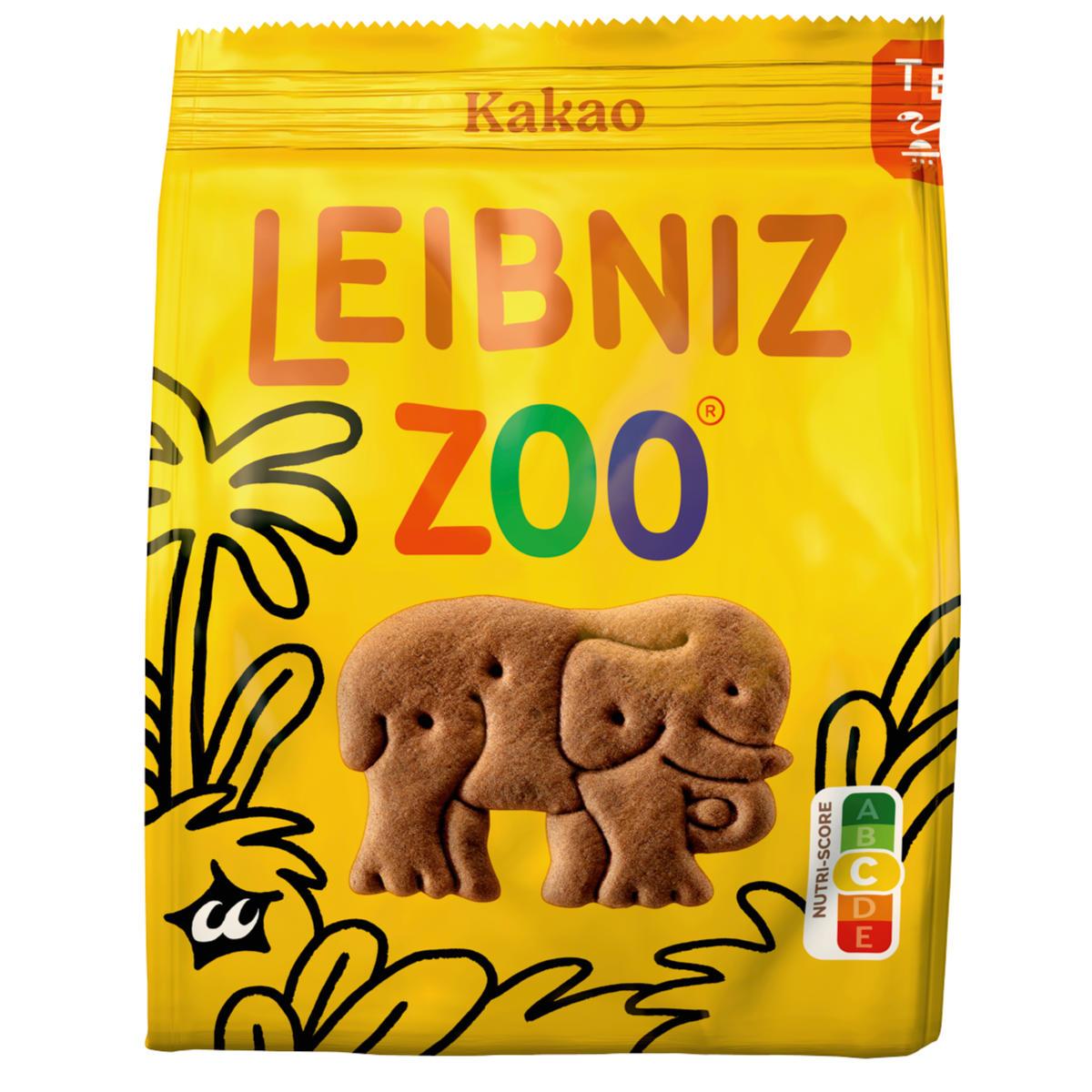 Leibniz Zoo Cocoa Butter Biscuits In Small Crunchy Animal Shapes 125g