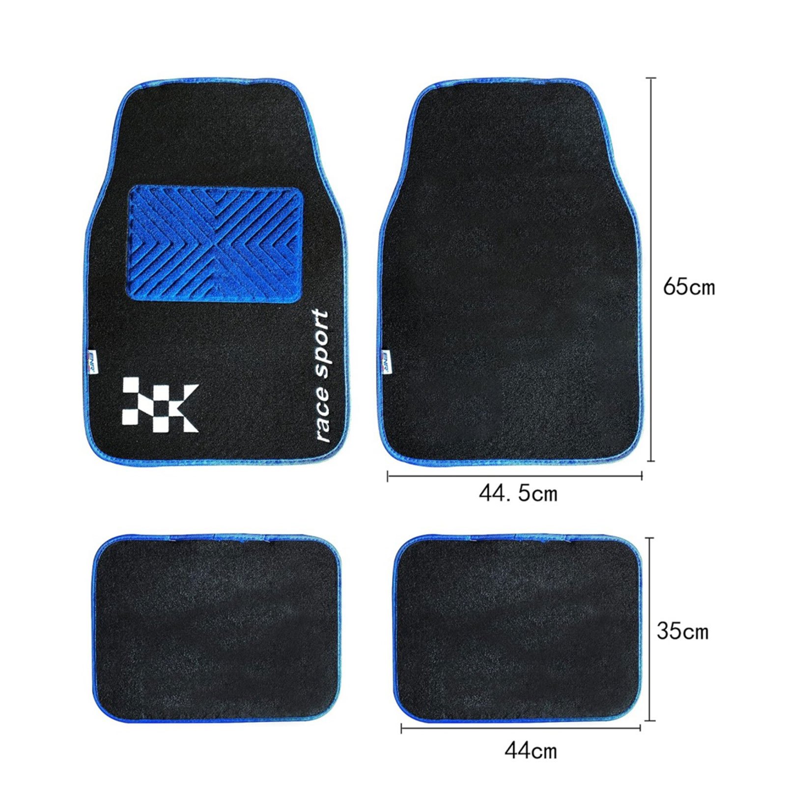 TEMU Alfombra coche,Juego 4 de Alfombrillas Universales para coche, accesorios para el interior,Antideslizantes-4 Piezas