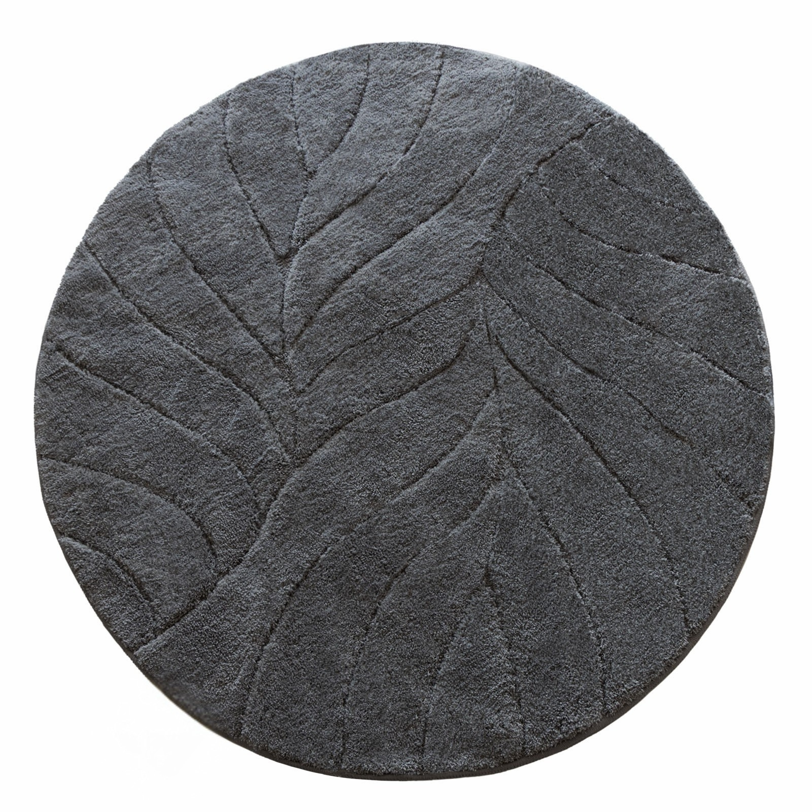 Floordirekt Round Bath Mat - Quick-drying & Non-slip - To Clean - 6 Modern Colors - 120 Cm Diameter