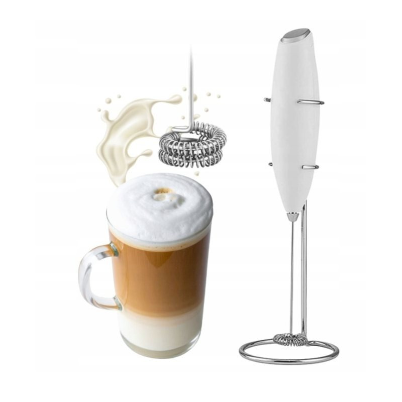 Wireless Electric Milk Frothing Handheld Whisk For Coffee