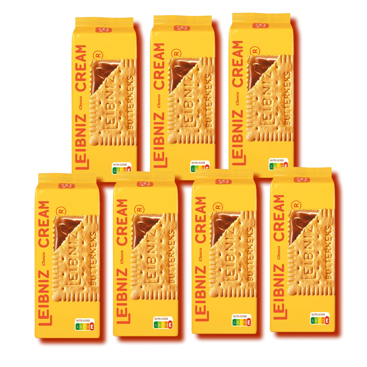 Leibniz Biscuit N Cream Chocolate Butter Biscuits With Chocolate Cream 228g 7-pack