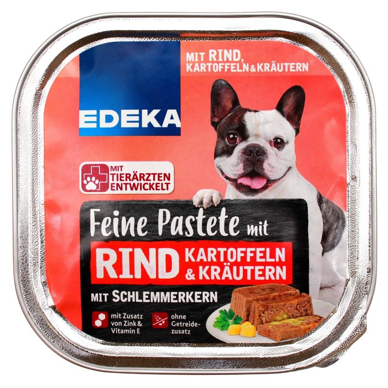 Edeka Fine Paste With Beef Potatoes & Herbs Dog Food, 20-pack (20 X 300g)