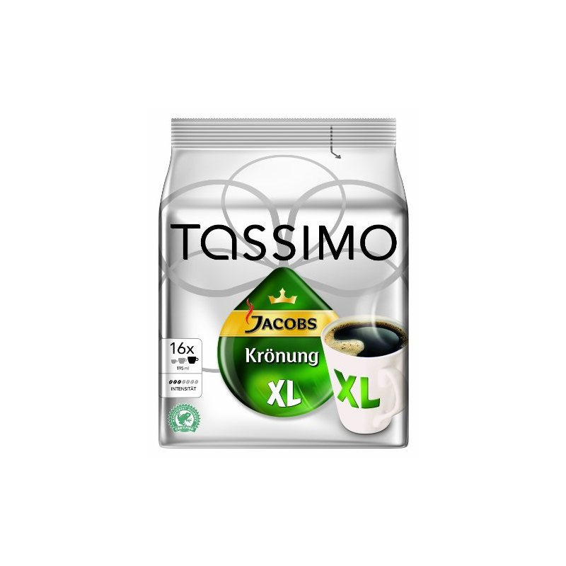 Tassimo Jacobs Crown Xl, 3-pack (3 X 16 Portions)