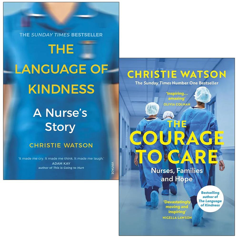 TEMU Christie Watson Collection 2 Books Set | The Language Of Kindness: A Nurses Story & The Courage To Care: Nurses, Families And | Paperback |