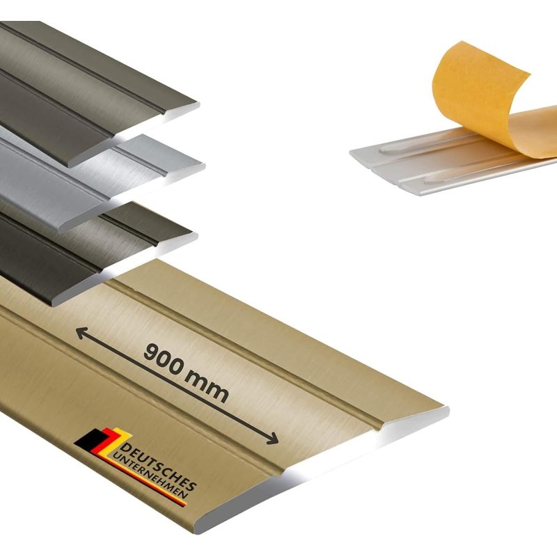 TEMU Floordirekt Transition Profile - Self-adhesive Transition Strip Between Floor Coverings - 36 Mm Width - Cover Strip For , Laminate, Pvc, Or Cork