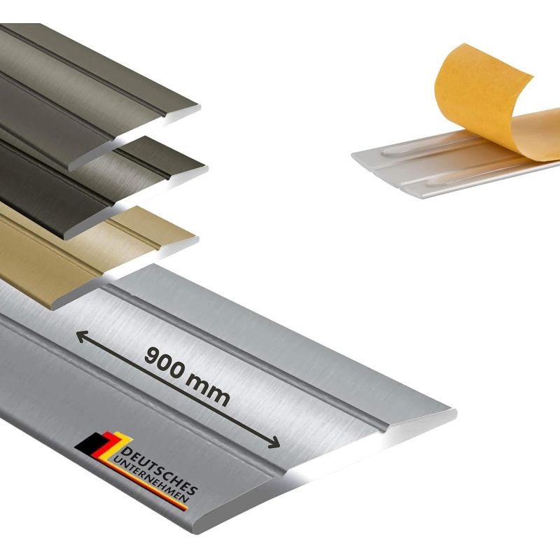 TEMU Floordirekt Transition Profile - Self-adhesive Transition Strip Between Floor Coverings - 36 Mm Width - Cover Strip For , Laminate, Pvc, Or Cork