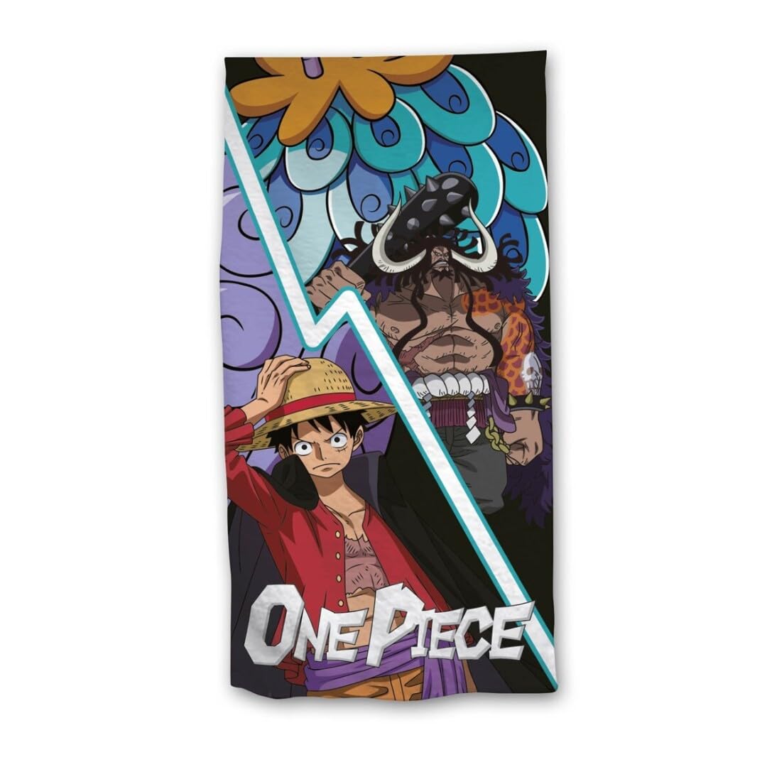 1 Piece Luffy Vs. Beach Towel, 70x140cm, 100% Polyester