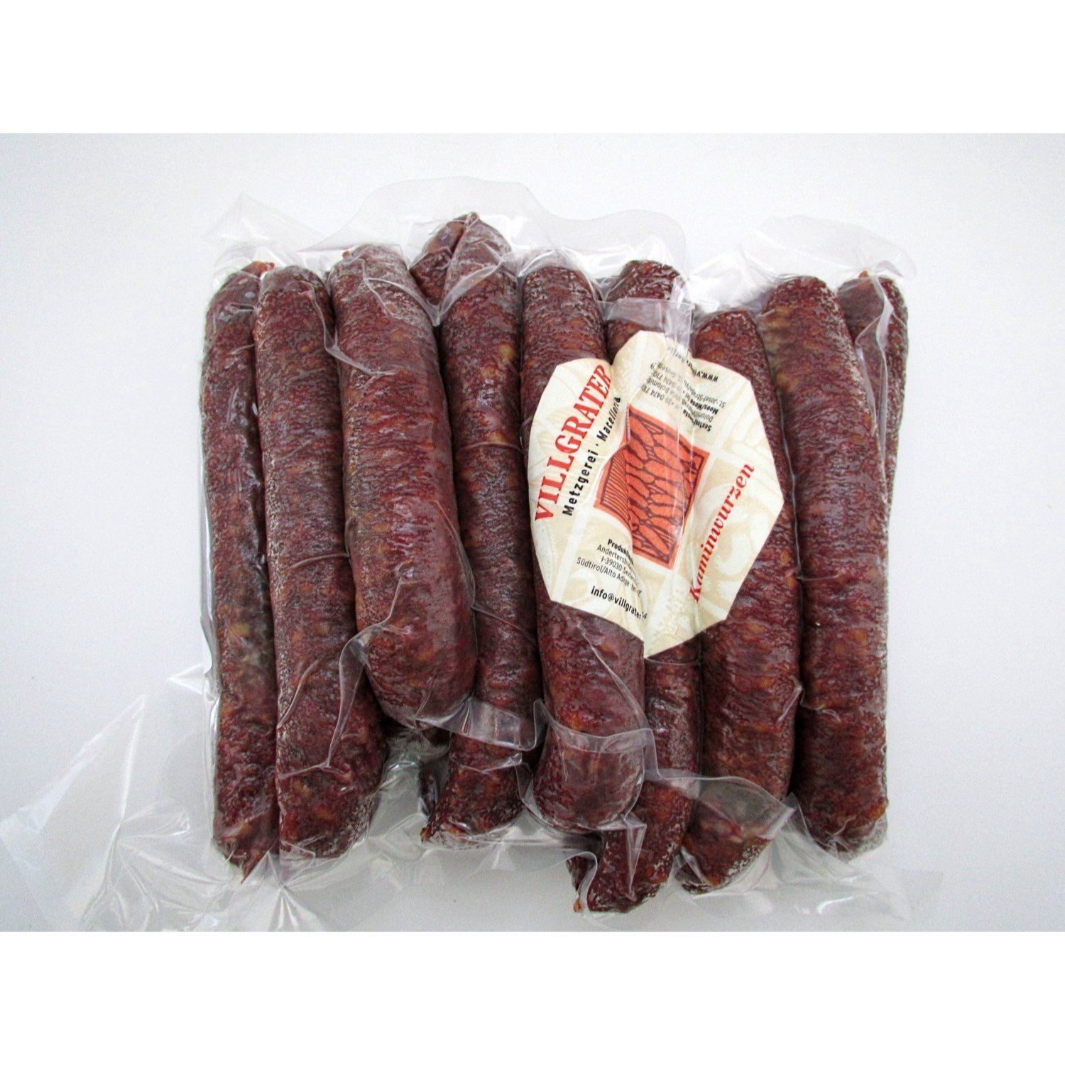 Smoked Kaminwurzen Villgrater Approx. 1.7 Kg.