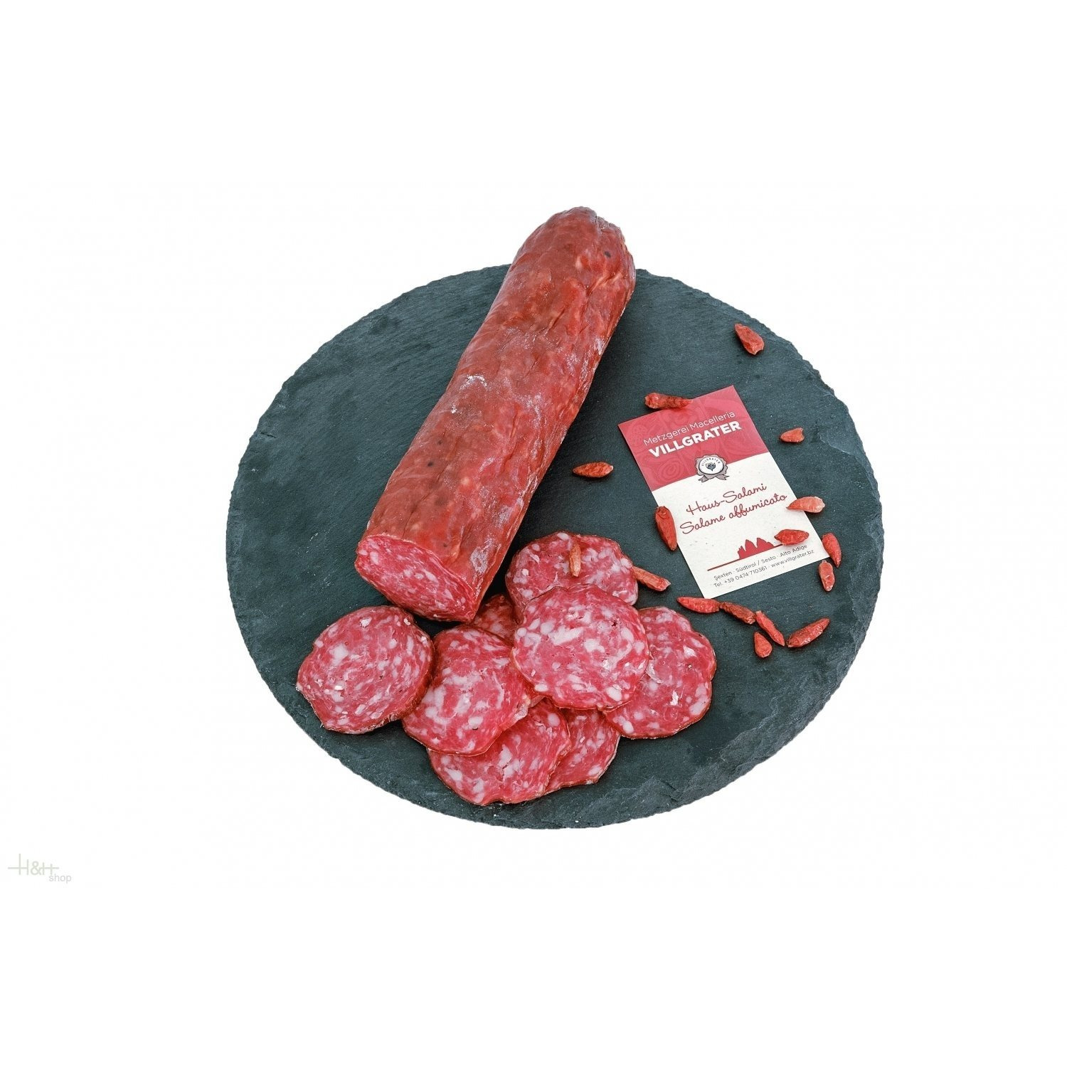 E-shop Scharfe Haus Salami geräuchert Villgrater ca. 300 gr.