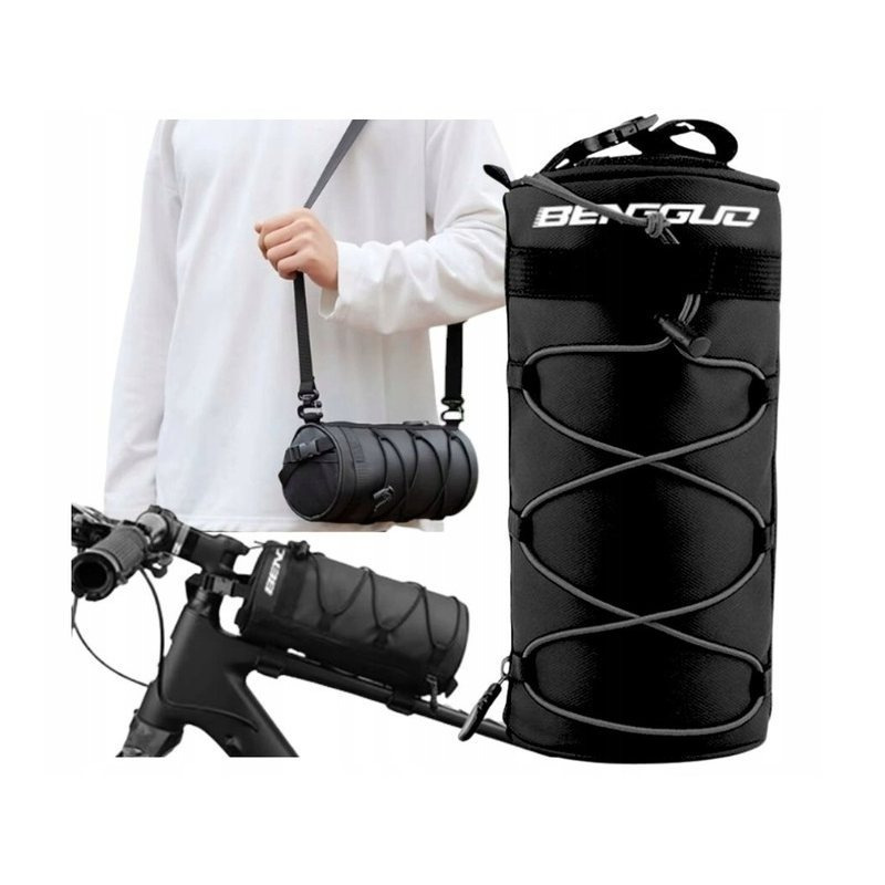 Image of Handlebar Bike Bag Universal Shoulder Bag Frame 2.5l