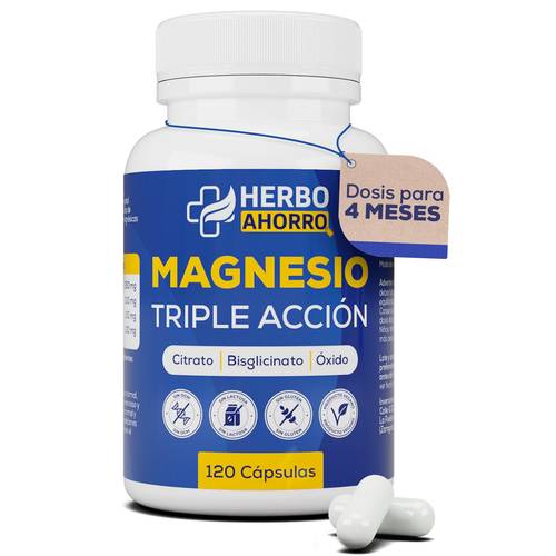 and magnesium oxide triple high absorption promotes 120 capsules