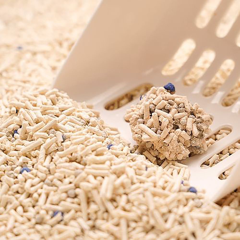 TEMU Arena Aglomerante para Gatos Arena de Tofu 2kg para Gatos sin Polvo se Lanza en el Inodoro Olor Original BPS-15454