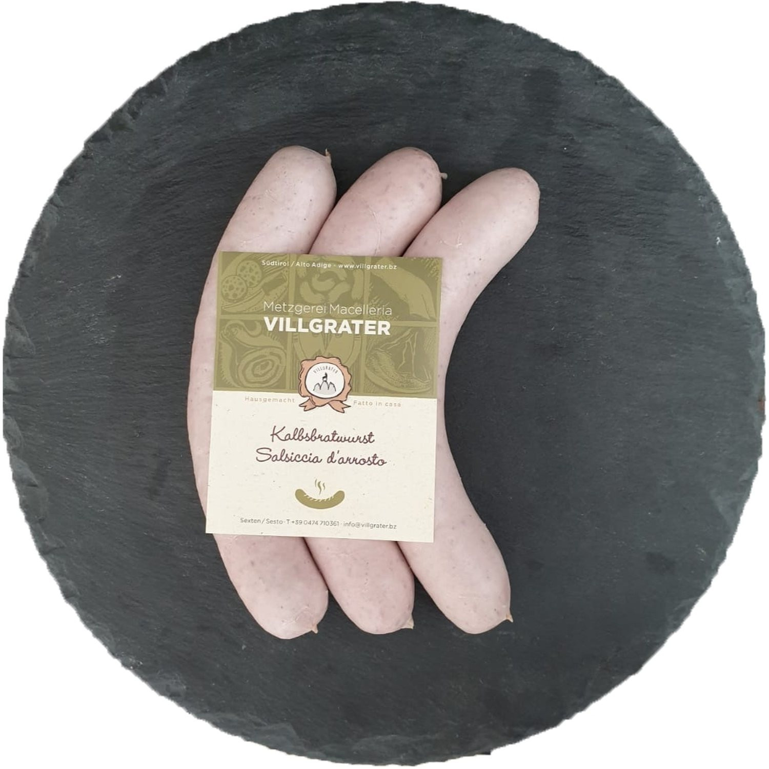 Image of Veal Sausage 2 Pcs. Approx. 270g - Butcher Shop Villgrater