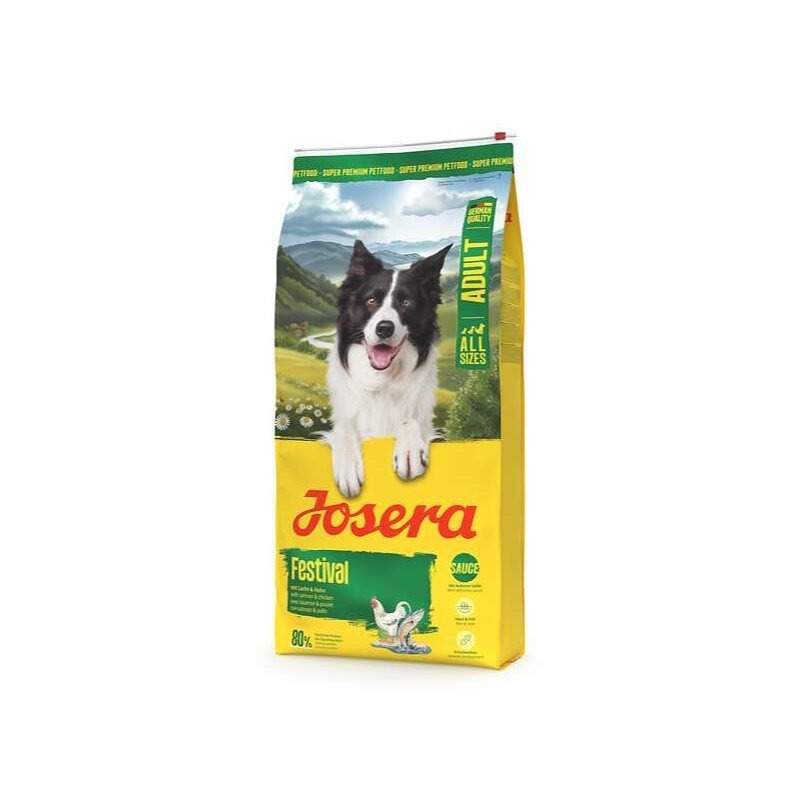 E-shop Josera Adult Festival | Premium Trockenfutter für ausgewachsene wählerische Hunde | | leckerer Soßenmantel - auch zum Einweichen |