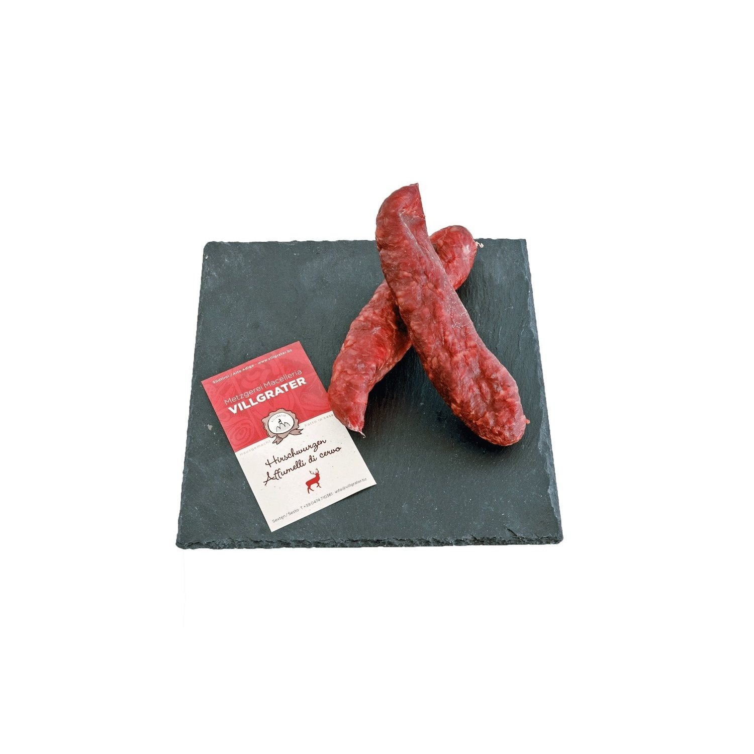 TEMU South Tyrolean Deer Sausages Villgrater Approx. 210 Gr.
