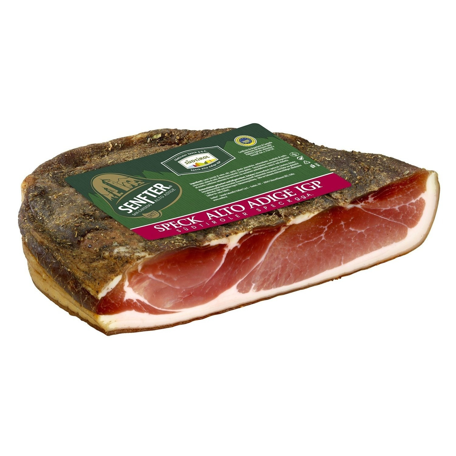Image of South Tyrolean Speck Pgi 1/2 Vacuum Packed, Approx. 2.2 Kg - Senfter